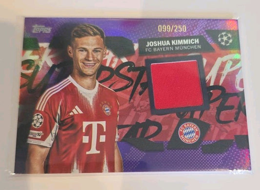 Topps 2025-26 UEFA Club Competitions Relic Joshua Kimmich Bayern TSR-JK /250
