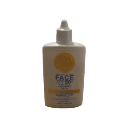 Bondi Sands Face SPF 50 Sunscreen Fluid - 50ml Fragrance Free by Bondi Sands