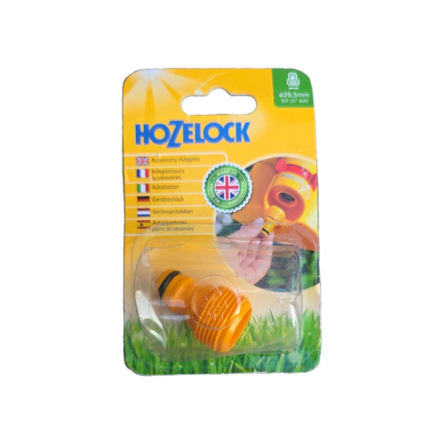Hozelock Male Threaded Adaptor 3/4 Inch