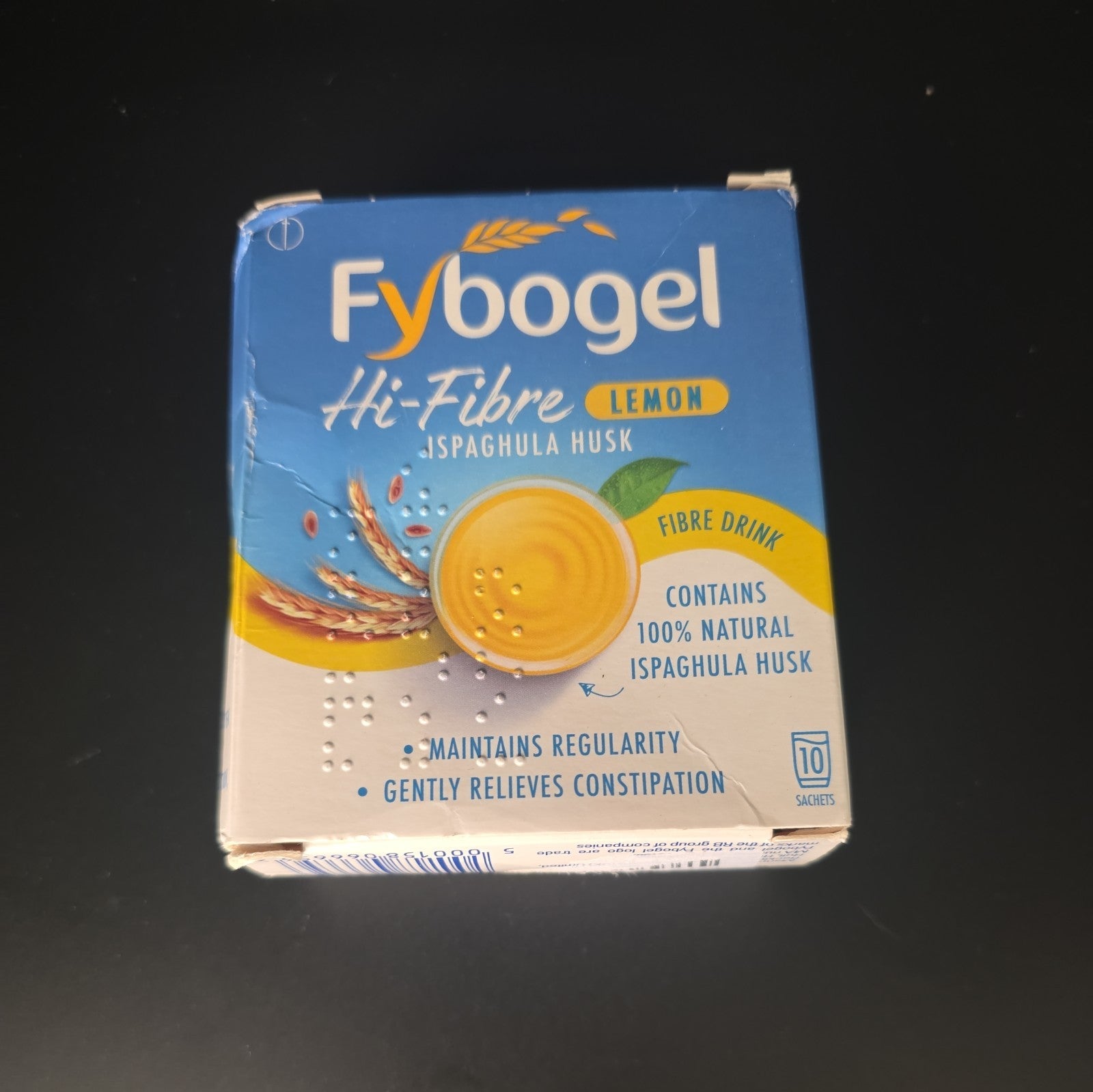 Fybogel Hi-Fibre Lemon 10 Sachets Ispaghula Husk by below retail uk