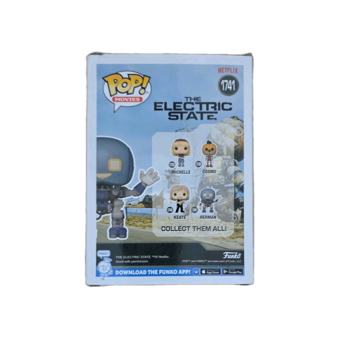 Funko Pop! Movies The Electric State Herman #1741 Vinyl Figure by Funko