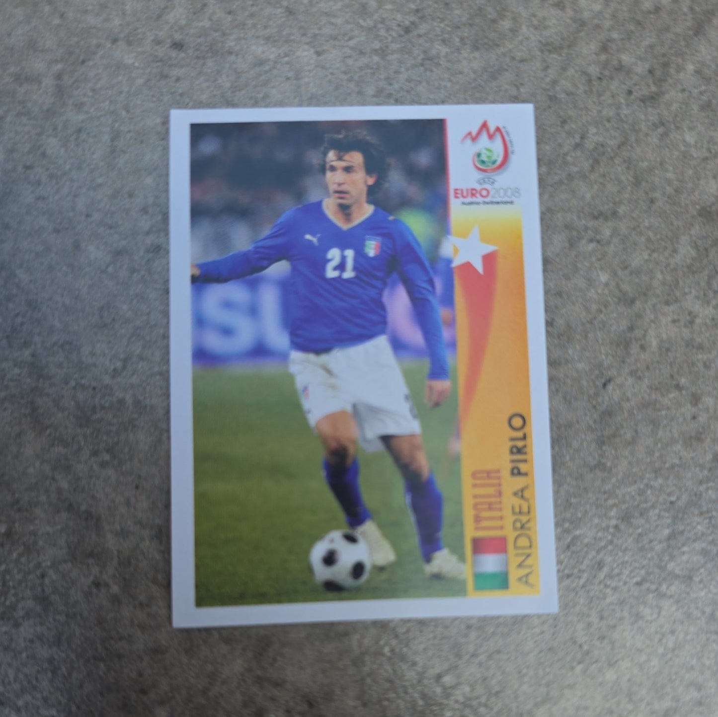 Panini Euro 2008 Sticker Andrea Pirlo Italy