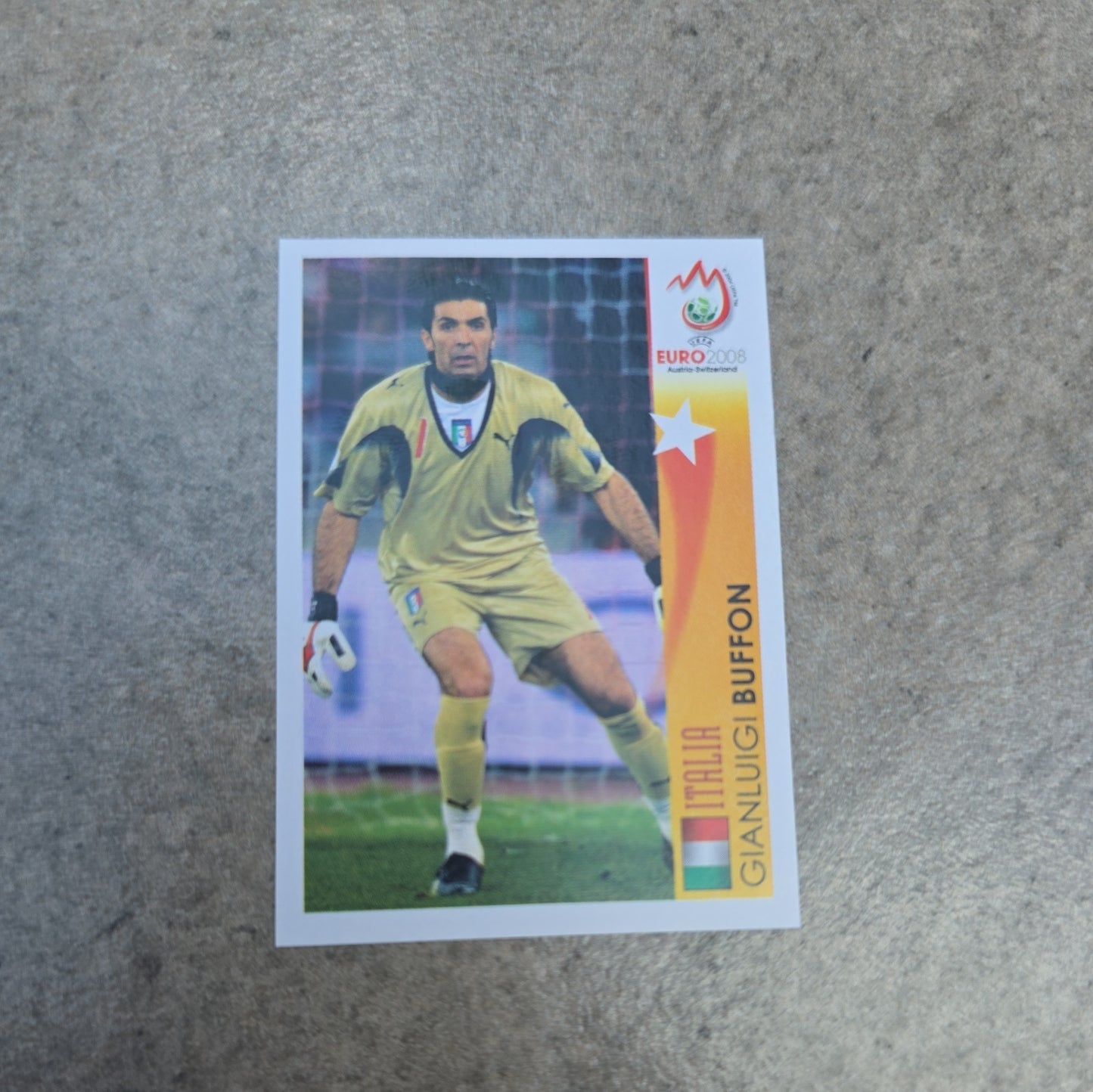 Panini UEFA EURO 2008 Gianluigi Buffon Italy Football Sticker #462