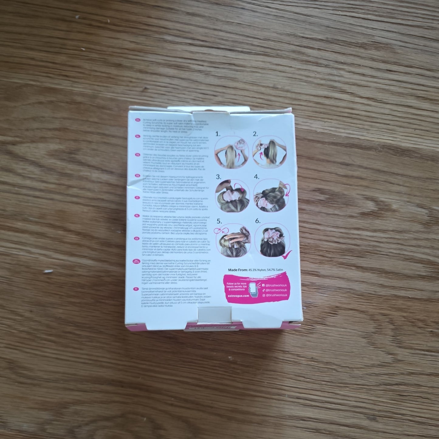 Brushworks Heatless Curling Scrunchie - No Heat Waves by Brushworks