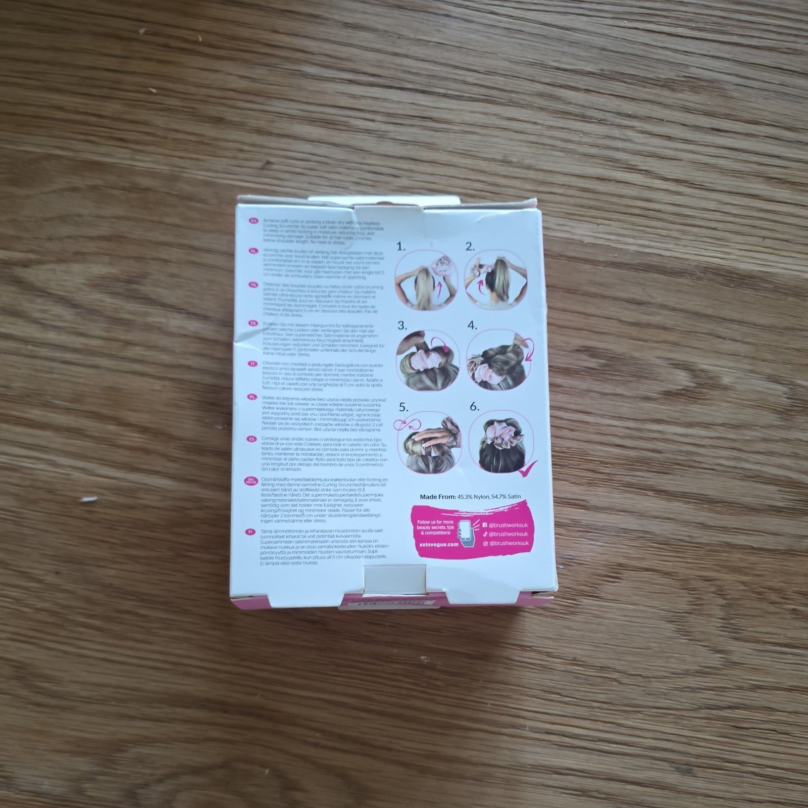 Brushworks Heatless Curling Scrunchie - No Heat Waves by Brushworks