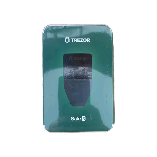 Trezor Safe 3 Hardware Crypto currency Wallet. takes 1000s of Tokens and Coins