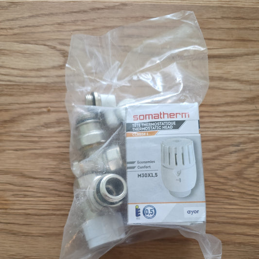 Somatherm 555 Thermostatic Radiator Valve Full Kit by somatherm