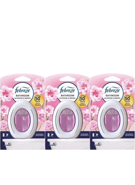 Febreze Bathroom Air Freshener 3-Pack - Blossom & Breeze 7.5ml by Febreze