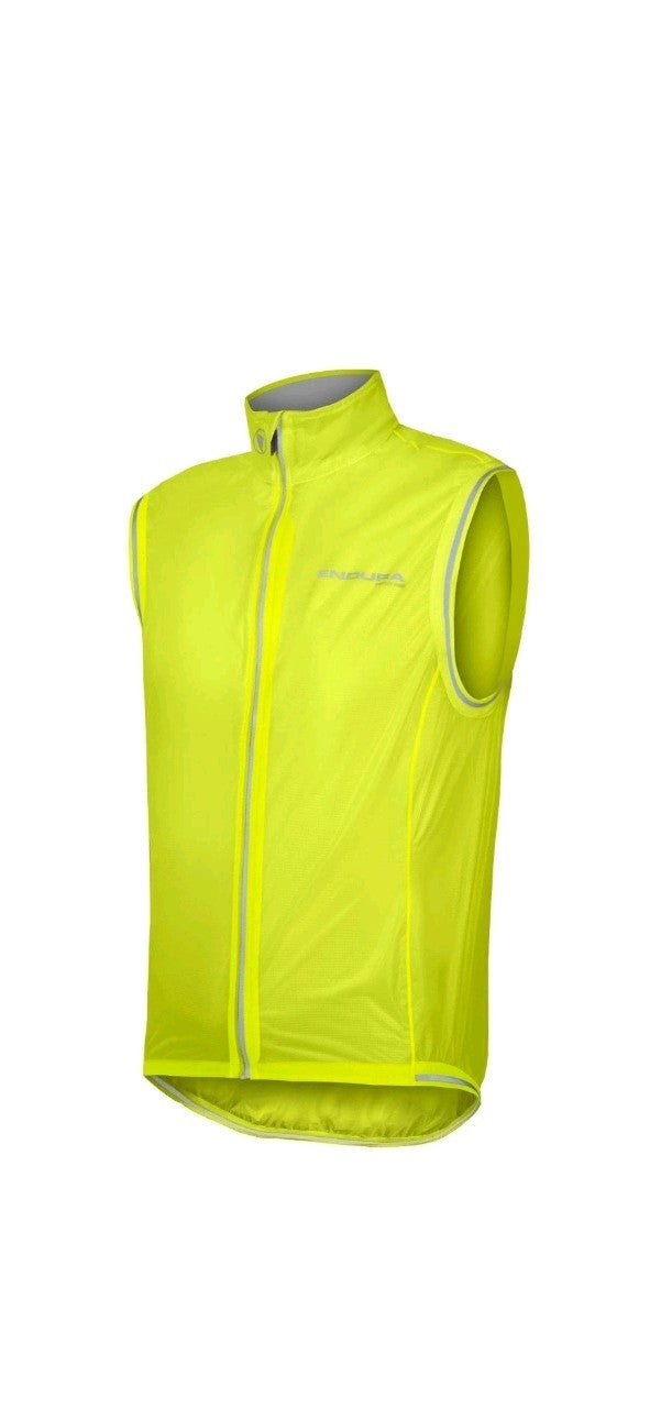 Endura FS260 Pro Adrenaline 2 Hi-Viz Cycling Waterproof Gilet UK XL Lemon
