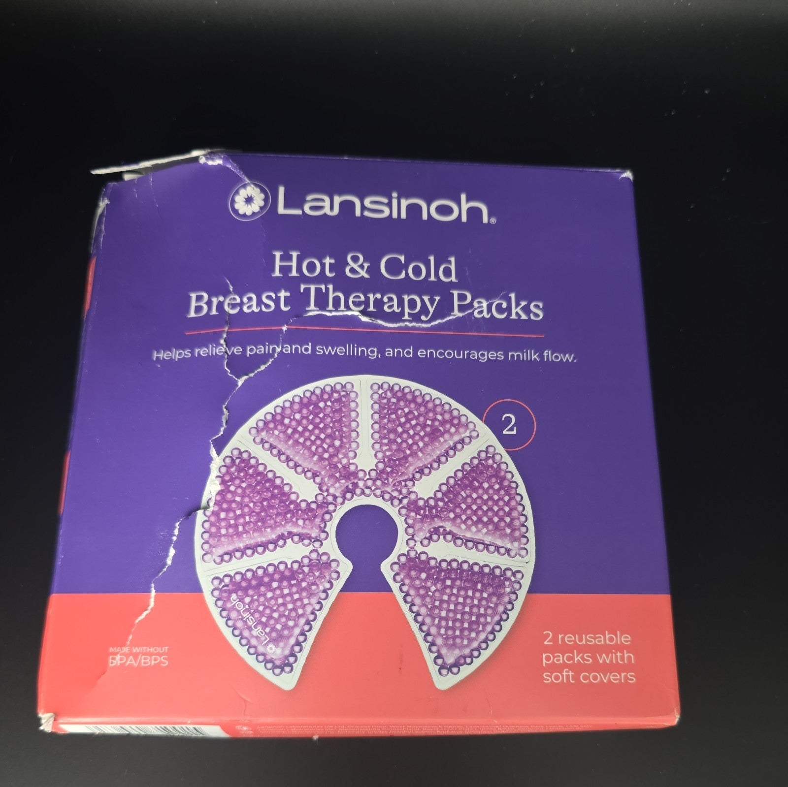 Lansinoh 3-in-1 Hot & Cold Breast Therapy 2-Pack by Lansinoh