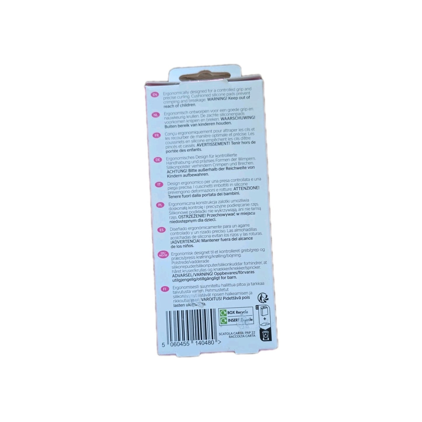Brushworks Eyelash Curler with Replacement Pad - Pink by Brushworks