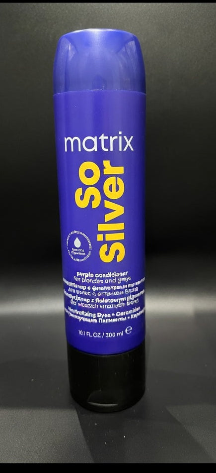 Matrix So Silver Purple Conditioner for Blonde & Grey Hair 300ml by below retail uk