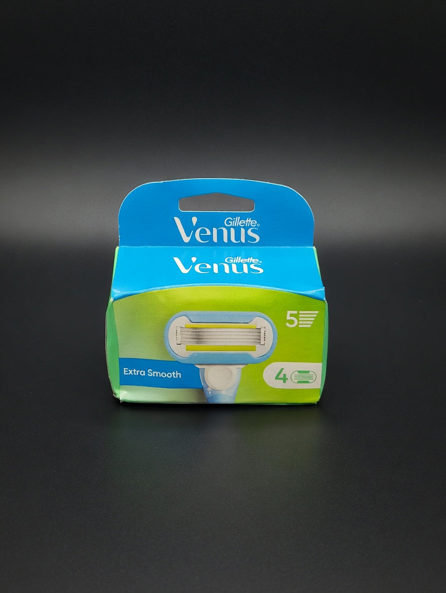 Gillette Venus Extra Smooth Razor Blade Refills - 4 Pack by below retail uk