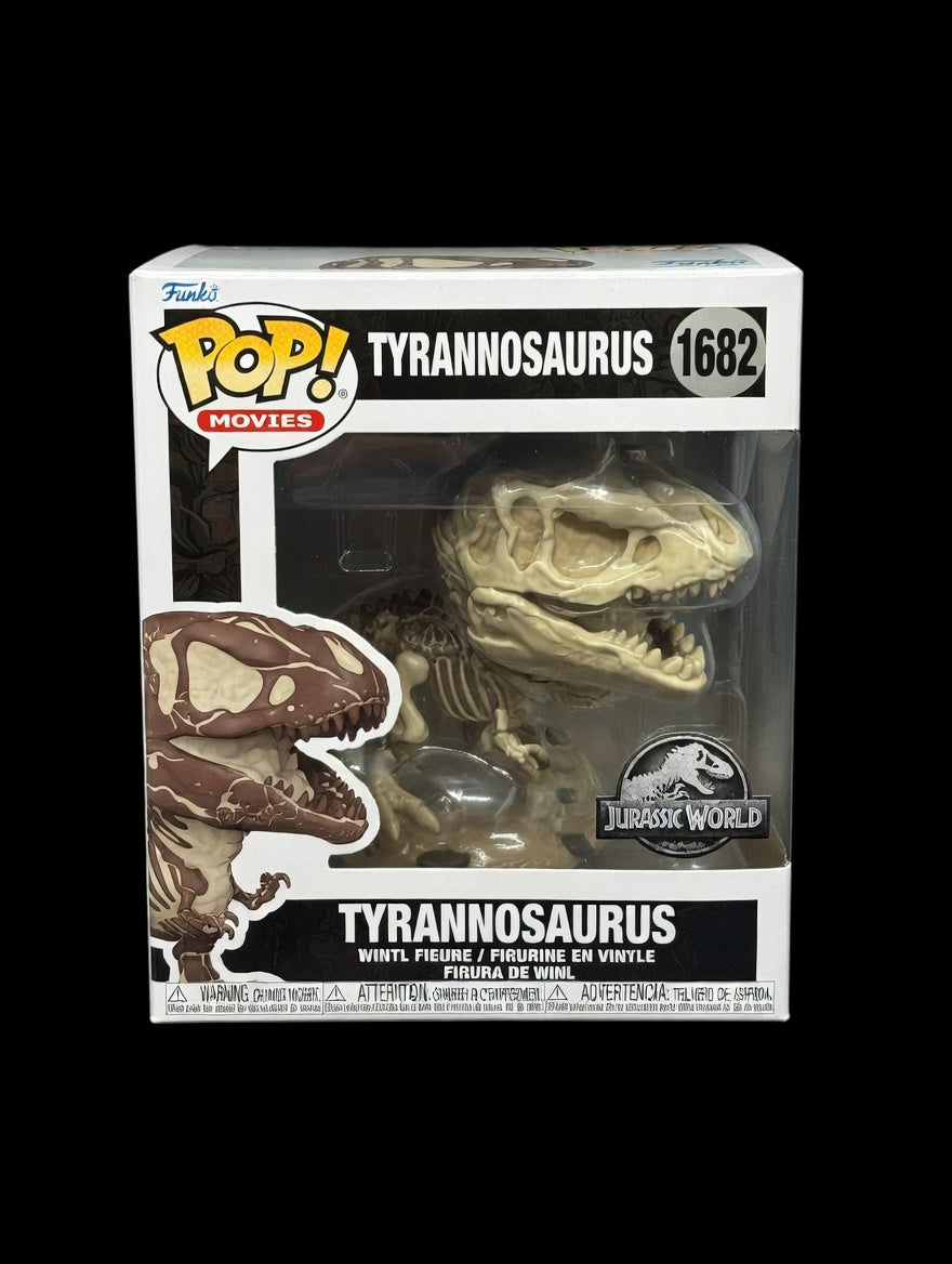 Funko Pop! Jurassic World Tyrannosaurus Rex #1682 Skeletal Vinyl by below retail uk