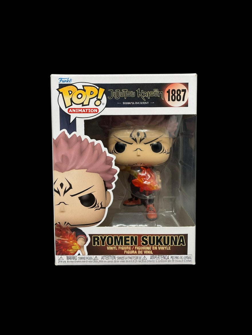 Funko Pop! Ryomen Sukuna (Fire Arrow) #1887 Jujutsu Kaisen Figure by below retail uk