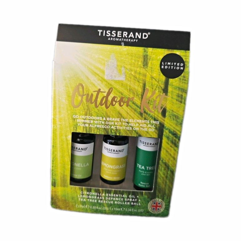 TISSERAND AROMATHERAPY Outdoor Forest Kit  3x 9ml Citronella Lemongrass Tea Tree