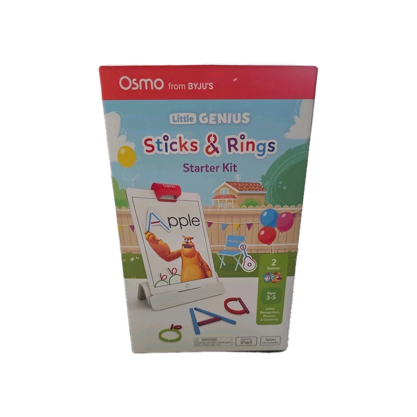 Osmo Little Genius Sticks & Rings Starter Kit for iPad (Ages 3-5) by below retail uk