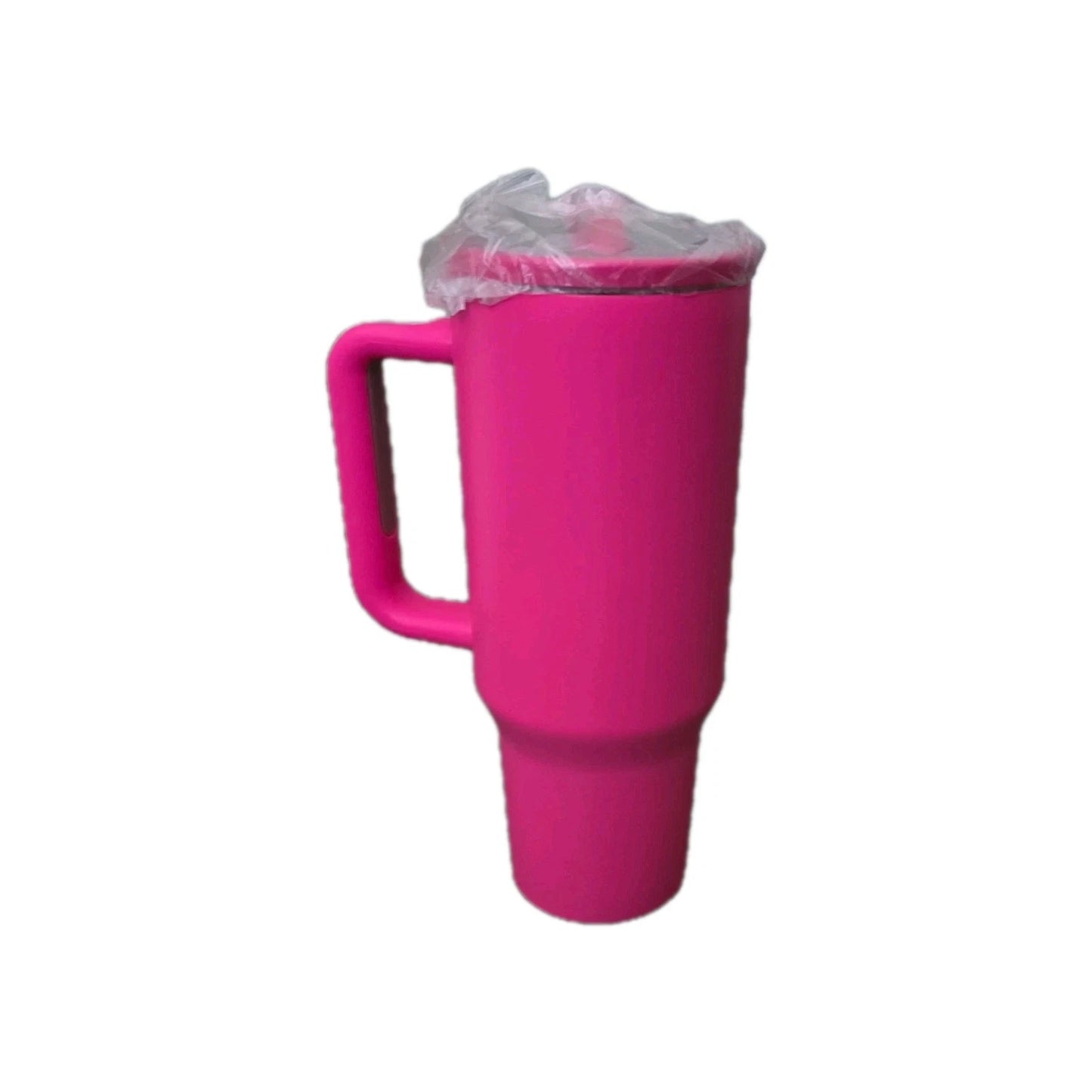 CherryKelly 40oz Tumbler with Handle and Flip Straw - Rose Red by below retail uk