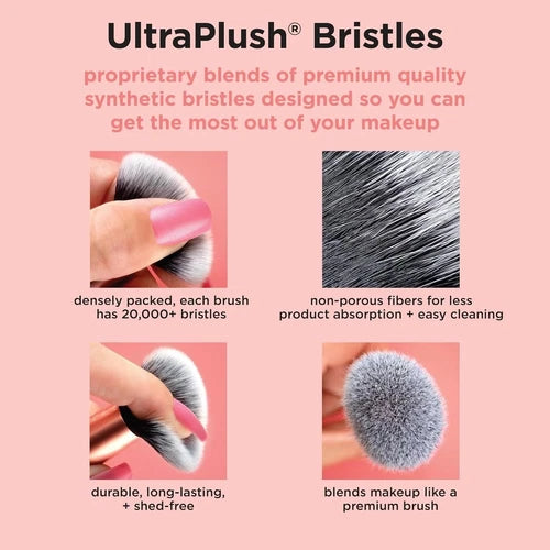 Real Techniques Au Naturale Glow 9-Piece Makeup Brush Kit by below retail uk