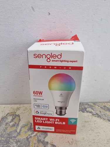 Sengled Smart Light Bulb B22 Matter Multicolour 800LM 60W 1-Pack by below retail uk