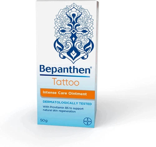 Bepanthen Tattoo Intense Care Ointment - 50g with Provitamin B5 by below retail uk
