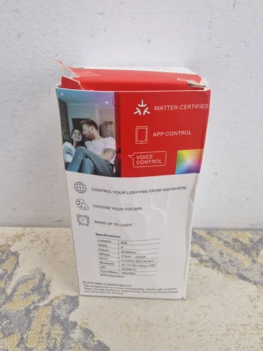 Sengled Smart Light Bulb B22 Matter Multicolour 800LM 60W 1-Pack by below retail uk