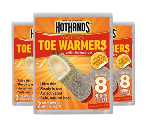 HotHands Toasti Toes Adhesive Toe Warmers - 3 Pack 6 Hour Heat by below retail uk